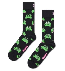 Happy Socks Miesten Sukat FROG SOCK Musta Kuosi