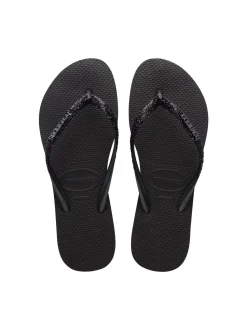 HAVAIANAS Sandaalit Slim Glitter II Musta