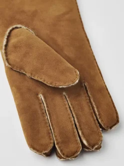 Hestra unisex käsineet Bernard Suede Glove, konjakinruskea