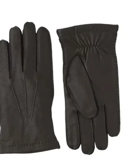 Hestra Unisex käsineet MATTHEW GLOVE WITH WOOL LINING, tummanruskea