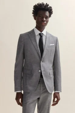 Hugo Boss Miesten Bleiseri, H-HUTSON Keskiharmaa