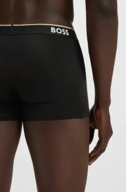 Hugo Boss Miesten Bokserit 3 P Power Musta