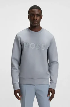 Hugo Boss miesten collegepaita K BOSS LOGO SALBO SWEATSHIRT, tummanharmaa