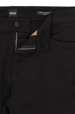 Hugo Boss miesten farkut MAINE 3 BLACK NOS CASHMERE TOUCH Musta