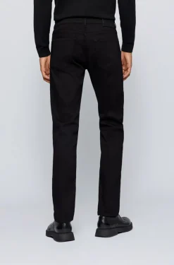 Hugo Boss miesten farkut MAINE 3 BLACK NOS CASHMERE TOUCH Musta