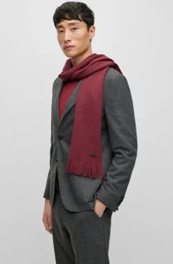 Hugo Boss Miesten Kaulahuivi, ALBAS HUIVI Punainen