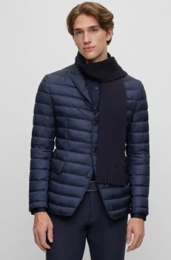 Hugo Boss Miesten Kaulahuivi, ALBAS HUIVI Tummansininen