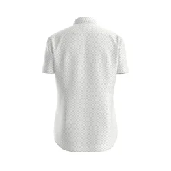 Hugo Boss miesten kauluspaita, P-HANK SS PERFORMANCE SHIRT Valkopohjainen Kuosi