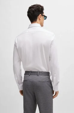 Hugo Boss Miesten Kauluspaita, P-JOE BD NOS REGULAR Valkoinen