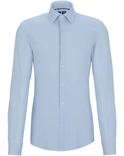 Hugo Boss Miesten Kauluspaita, P-HANK PERFORMANCE STRECH Keskisininen