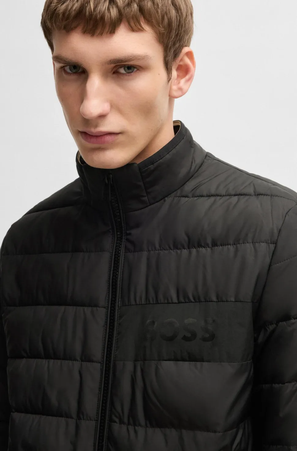 Hugo Boss miesten kevytvanutakki, H-CENITOS Musta