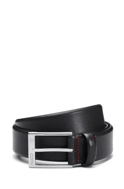 Hugo Boss Miesten Nahkavyö, Gellot Musta
