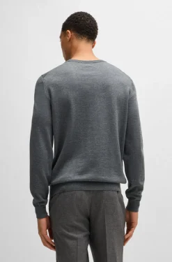 Hugo Boss miesten neule, BARAM-L V REG FIT Tummanharmaa