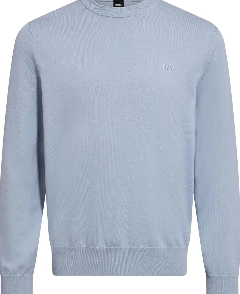 Hugo Boss miesten neulepusero Upacas-L, vaaleansininen