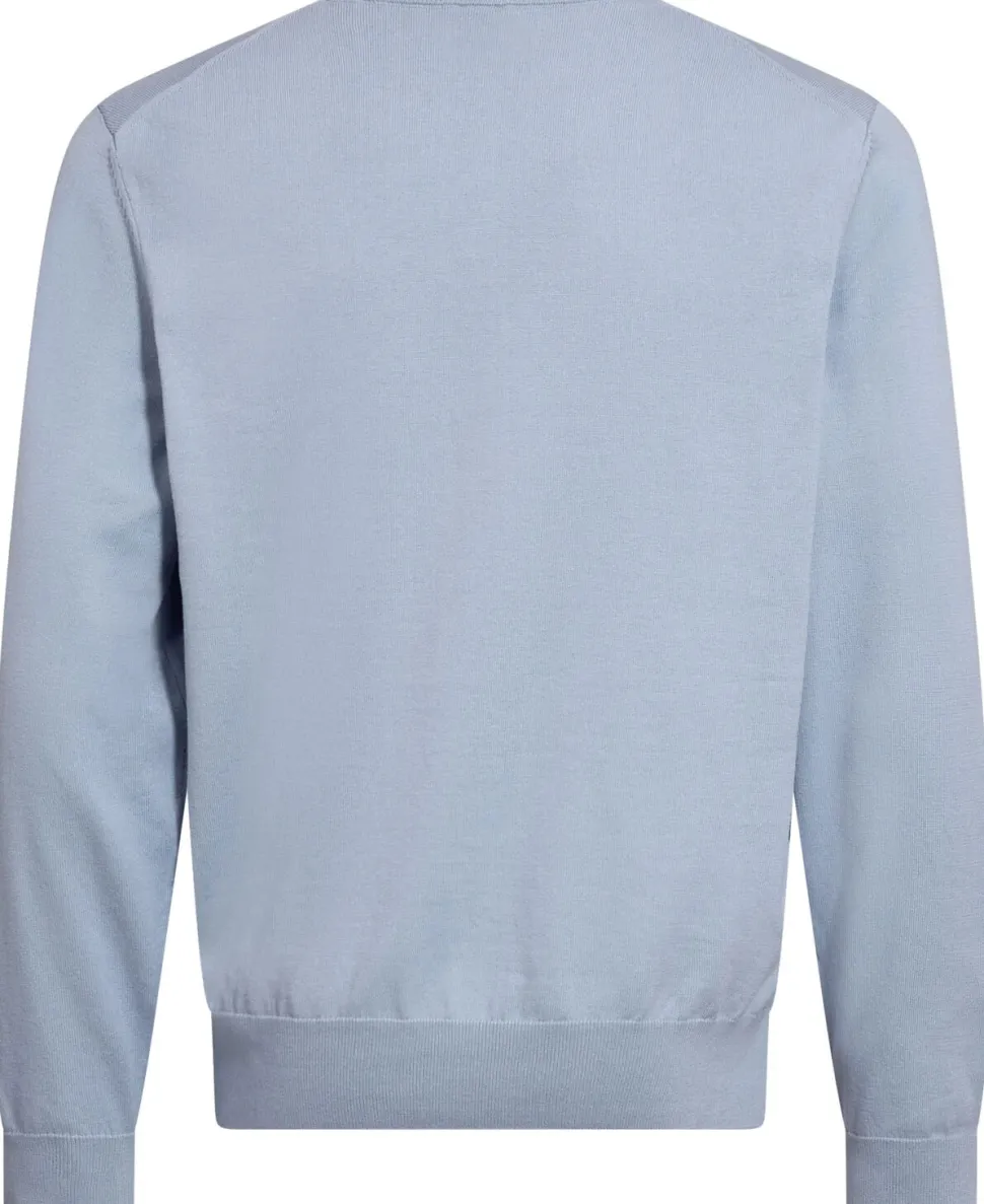 Hugo Boss miesten neulepusero Upacas-L, vaaleansininen