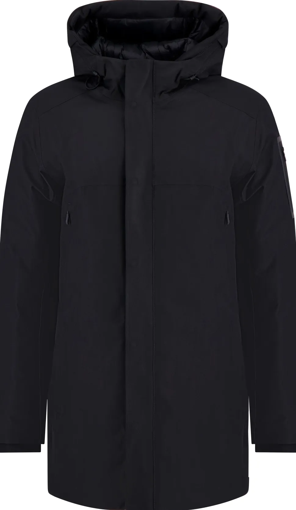 Hugo Boss miesten parkatakki Ow Hexatech Parka, musta