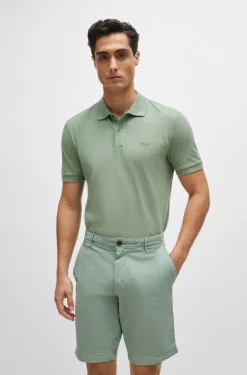 Hugo Boss, Miesten Pikeepaita, PALLAS REGULAR FIT Vihreä