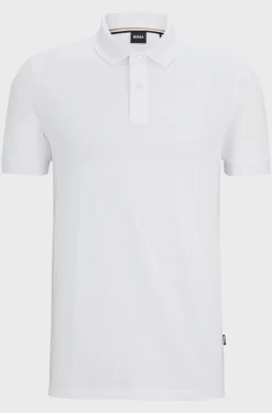 Hugo Boss Miesten Pikeepaita PALLAS REGULAR FIT Valkoinen