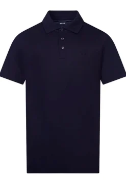 Hugo Boss miesten pikeepaita, PRESS 55 TENCEL COTTON Tummansininen