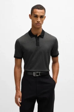 Hugo Boss miesten pikeepaita, H-PARLAY 432 POLO Musta