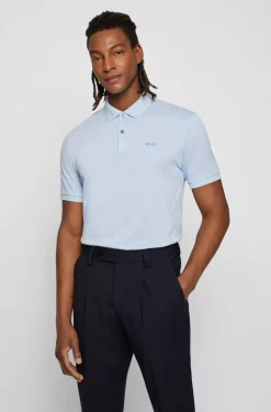 Hugo Boss Miesten Pikeepaita PALLAS REGULAR FIT Vaaleansininen