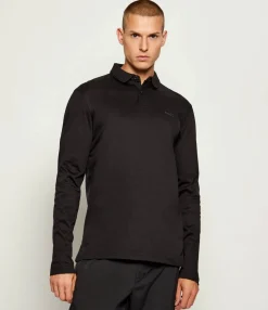 Hugo Boss miesten pitkähihainen polokauluspaita PIROL, musta