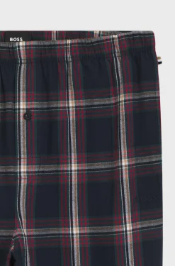 Hugo Boss miesten pyjamahousut, HOLIDAY PANTS SININEN RUUTU