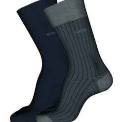 Hugo Boss Miesten Sukat, 2P RS MINI DESIGN MS Tummansininen