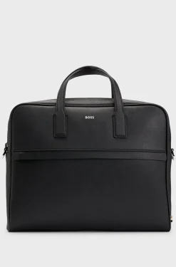 Hugo Boss miesten tietokonelaukku, ZAIR DOC Musta