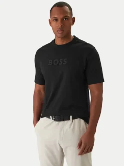 Hugo Boss miesten t-paita TSHIRT BOSS LOGO, musta