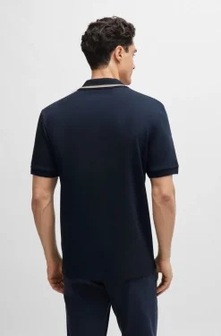 Hugo Boss Miesten Trikoo T-paita polokauluksella, PENROSE 38 NOS Tummansininen