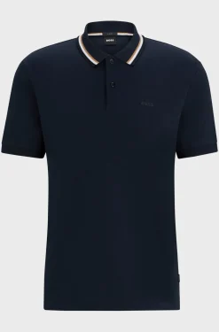 Hugo Boss Miesten Trikoo T-paita polokauluksella, PENROSE 38 NOS Tummansininen