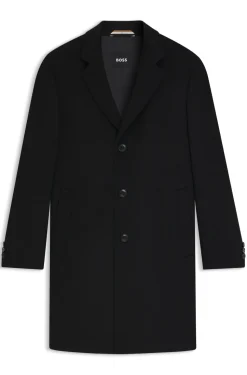 Hugo Boss miesten villakangastakki, H-HYDE Musta