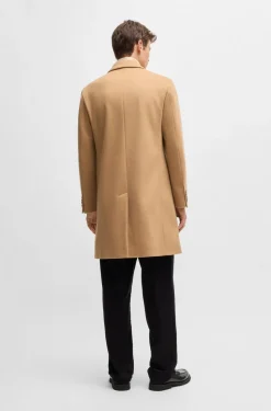 Hugo Boss miesten villakangastakki, H-HYDE C-244 Beige