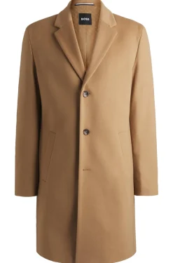 Hugo Boss miesten villakangastakki, H-HYDE C-244 Beige