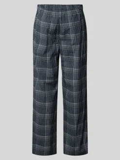 Hugo Boss miesten yöhousut Chris Pattern Pants, sininen ruutu
