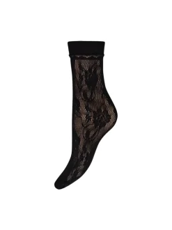 Hypethedetail naisten sukat, HYPETHEDETAiL SOCKS LACE Musta