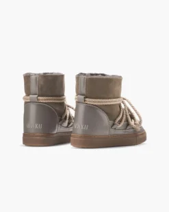 Inuikii naisten talvikengät Classic, ruskeanharmaa