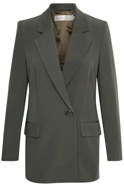 Inwear, Naisten Bleiseri, ADIAN BLAZER Tummanvihreä