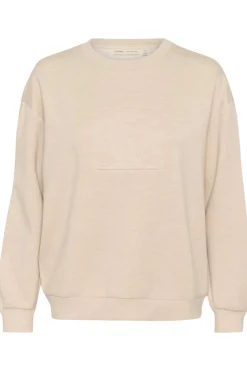 Inwear Naisten Collegepaita, LaicentIW Vincent Mel Mono Sweat Vanilla Melange