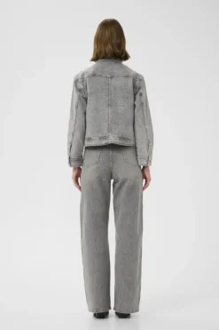 Inwear naisten farkkutakki, NANASIW DENIM JACKET Lgt.Grey Wash Denim