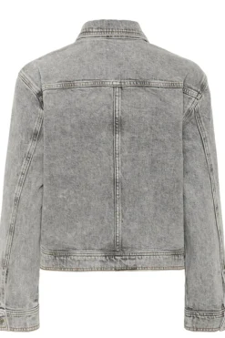 Inwear naisten farkkutakki, NANASIW DENIM JACKET Lgt.Grey Wash Denim