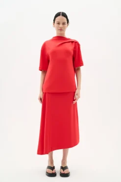 Inwear naisten hame, ANNIEHIW SKIRT Scarlet Red