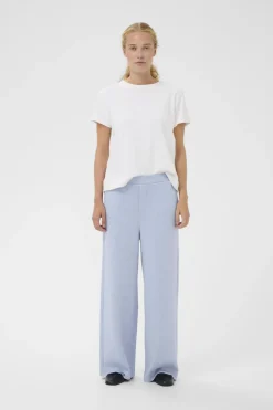 Inwear naisten housut GINCETTEIW MELANGE PANTS, Endless Sky Melange