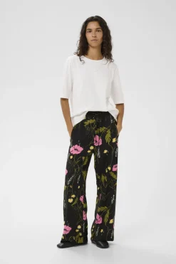 Inwear naisten housut Lucilleiw Pant, kukallinen kuosi