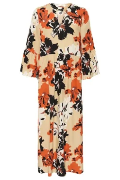 Inwear Naisten Mekko, HANNI LONG DRESS Oranssi Kuosi