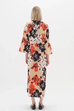 Inwear Naisten Mekko, HANNI LONG DRESS Oranssi Kuosi