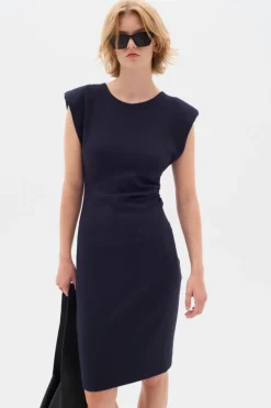 Inwear naisten mekko, HENNIEHIW VINCENT SL DRESS Marine Blue