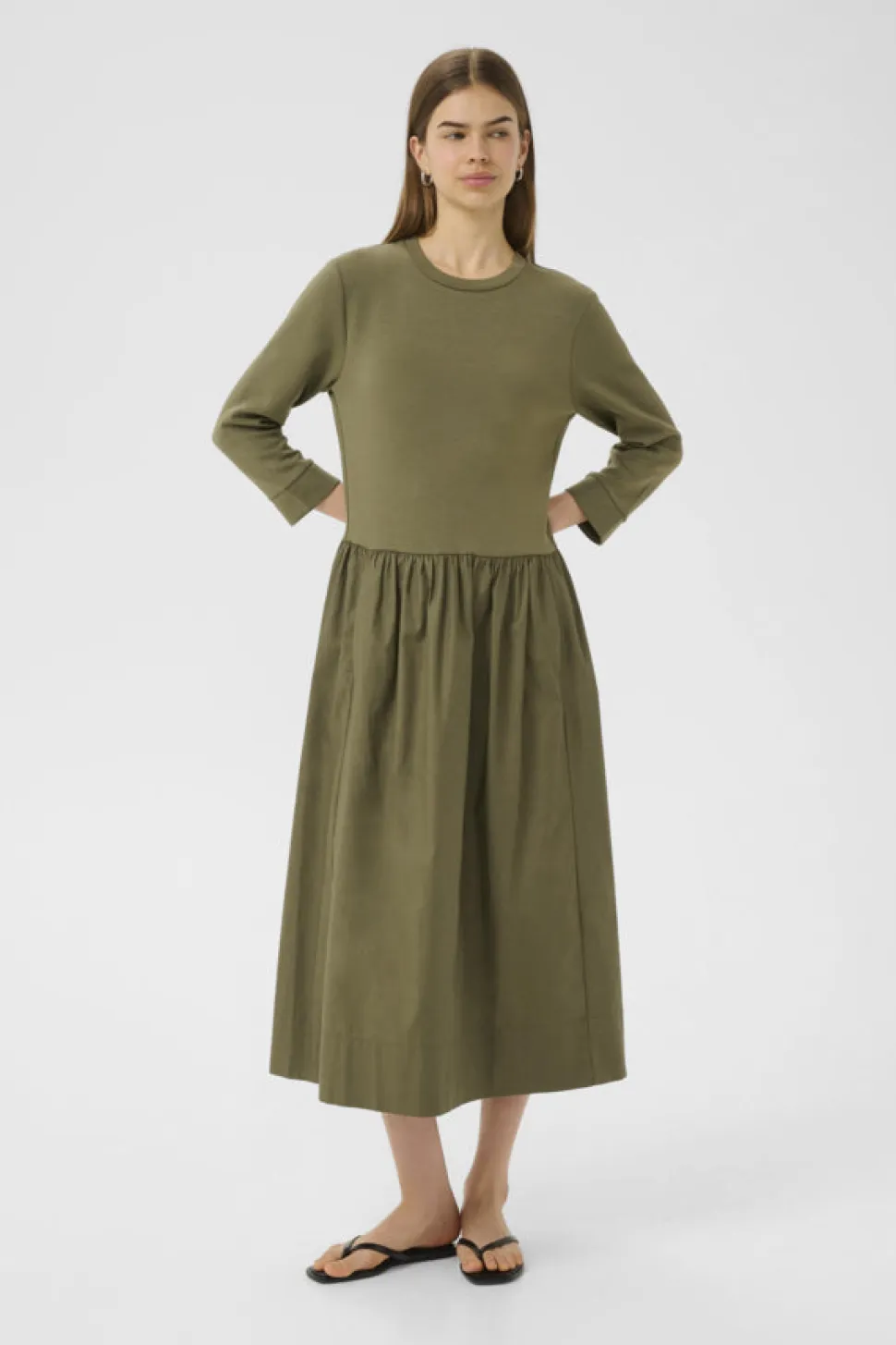 Inwear naisten mekko, MIAIW DRESS Dusty Olive