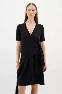 Inwear naisten mekko, PARIIW VINCENT WRAP DRESS Black
